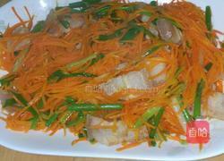 胡萝卜炒五花肉的做法图解8