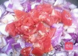 番茄炒洋葱的做法图解4