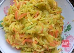 素炒五彩丝的做法图解3