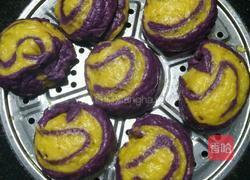 三色花卷馒头的做法图解10