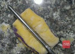 三色花卷馒头的做法图解6