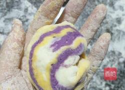 三色花卷馒头的做法图解7