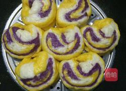 三色花卷馒头的做法图解9