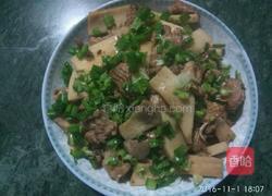 杏鲍菇炒肉片的做法图解4