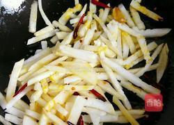 清炒萝卜的做法图解4