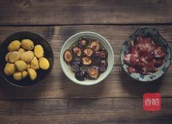 栗子香菇腊肠焖饭的做法图解2