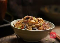 栗子香菇腊肠焖饭的做法图解6