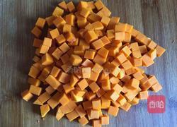 南瓜牛肉豆腐羹的做法图解2