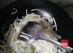 清炒白萝卜的做法图解3