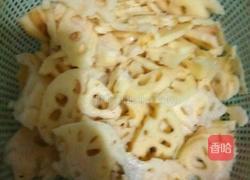 炒莲藕的做法图解1