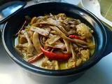农家干豆角焖鸡的做法[图]