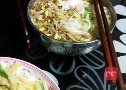 豆芽面的做法图解4