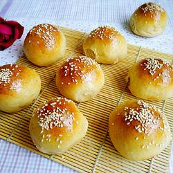 全麦小面包（豆沙馅）的做法[图]