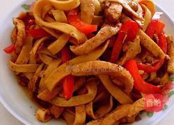 鸡胸肉炒千张的做法图解8