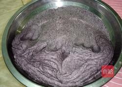黑米面馒头的做法图解5