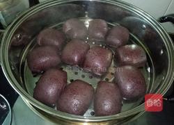 黑米面馒头的做法图解10