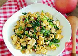 茼蒿豆腐丁的做法图解6