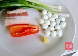 蒜香五花肉烧鹌鹑蛋(浓汁版)的做法图解1