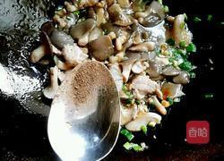 小蘑菇炒肉片(无盐无味精版)的做法图解11