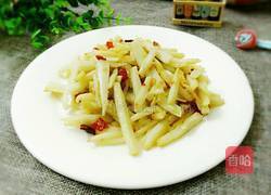 炒藕条的做法图解6