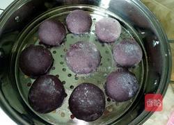 黑米面芝麻甜馅包的做法图解15