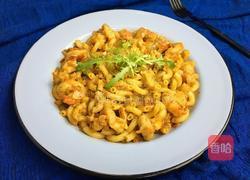 番茄鲜虾弯管意大利面的做法图解9