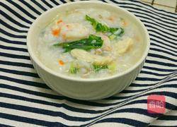鲜虾鸡肉蘑菇粥的做法图解8