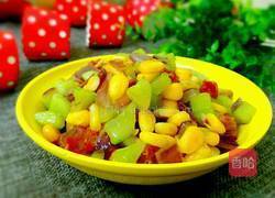 黄瓜玉米炒腊肠的做法图解9