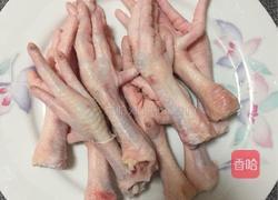 凤爪炖干贝的做法图解1