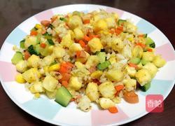 炒馍花的做法图解5