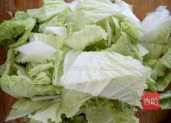 白菜炖粉条的做法图解2