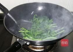 炒蓬蒿菜的做法图解5