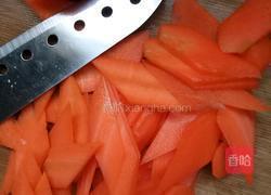 猪血胡萝卜的做法图解1