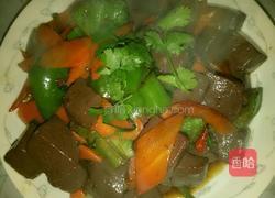 猪血胡萝卜的做法图解5