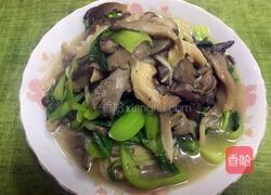 蘑菇小油菜的做法图解5
