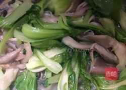 蘑菇小油菜的做法图解4