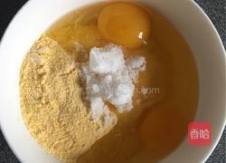 玉米鸡蛋饼的做法图解2