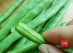 豆角炒香干的做法图解2