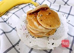 香蕉牛奶松饼的做法图解9