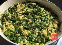 韭菜鸡蛋饺子陷的做法图解8