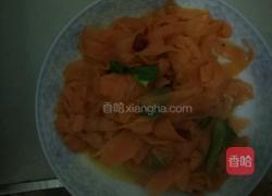 清炒萝卜片的做法图解4