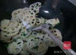 清炒藕片的做法图解5