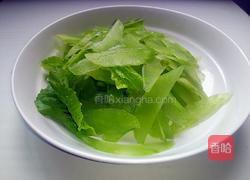 青笋炒肉片的做法图解2