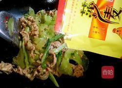 青笋炒肉片的做法图解8