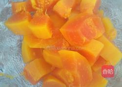 木瓜牛奶的做法图解4