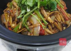 干锅茶树菇的做法图解9