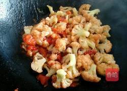 西红柿炒菜花的做法图解8