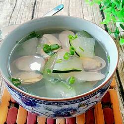 冬瓜花蛤汤的做法[图]