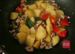 豆酱土豆焖茄子的做法图解9