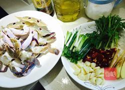 姜葱炒花蟹的做法图解2